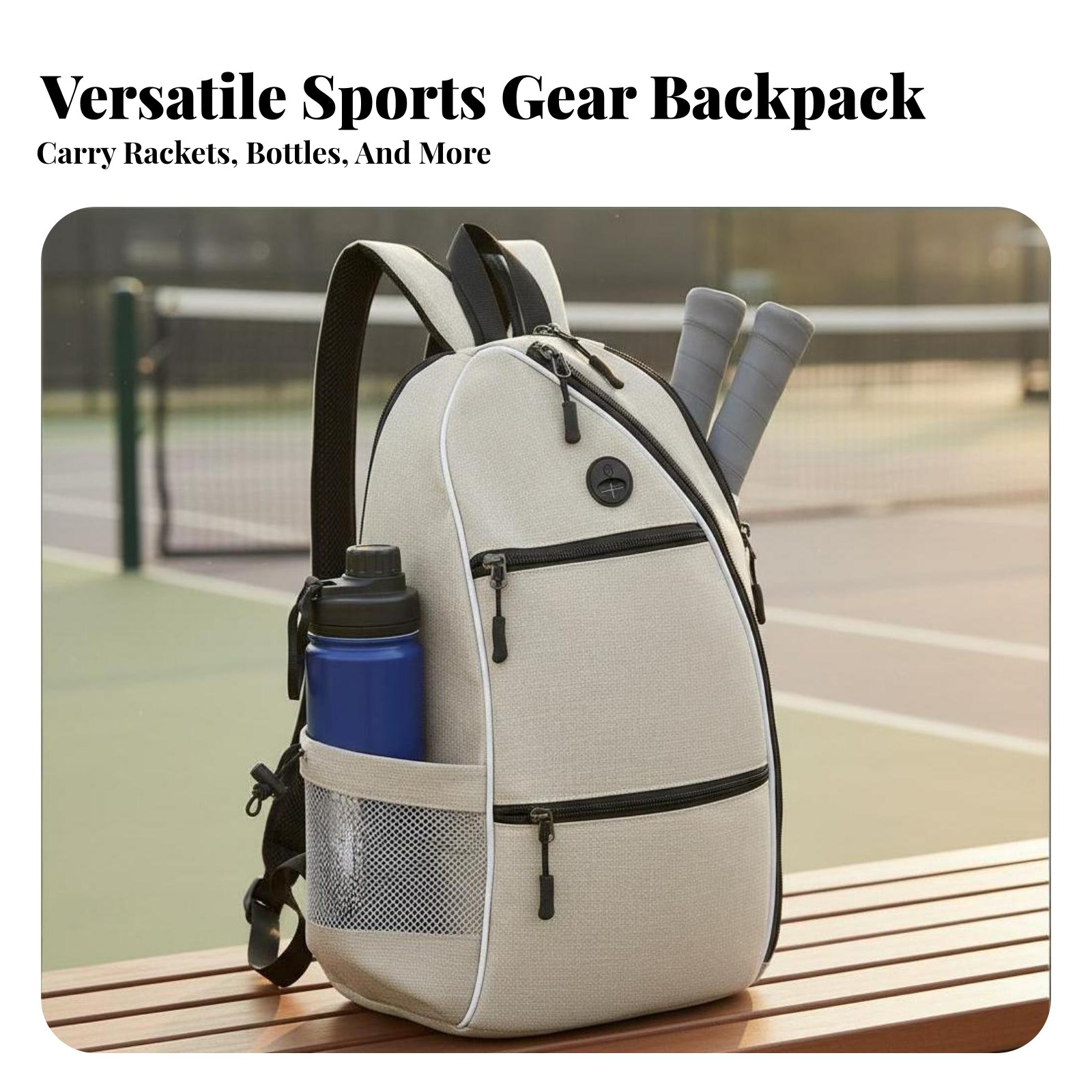 Racket Shoulder Backpack Multi - Backpack Racket Bag avis et prix