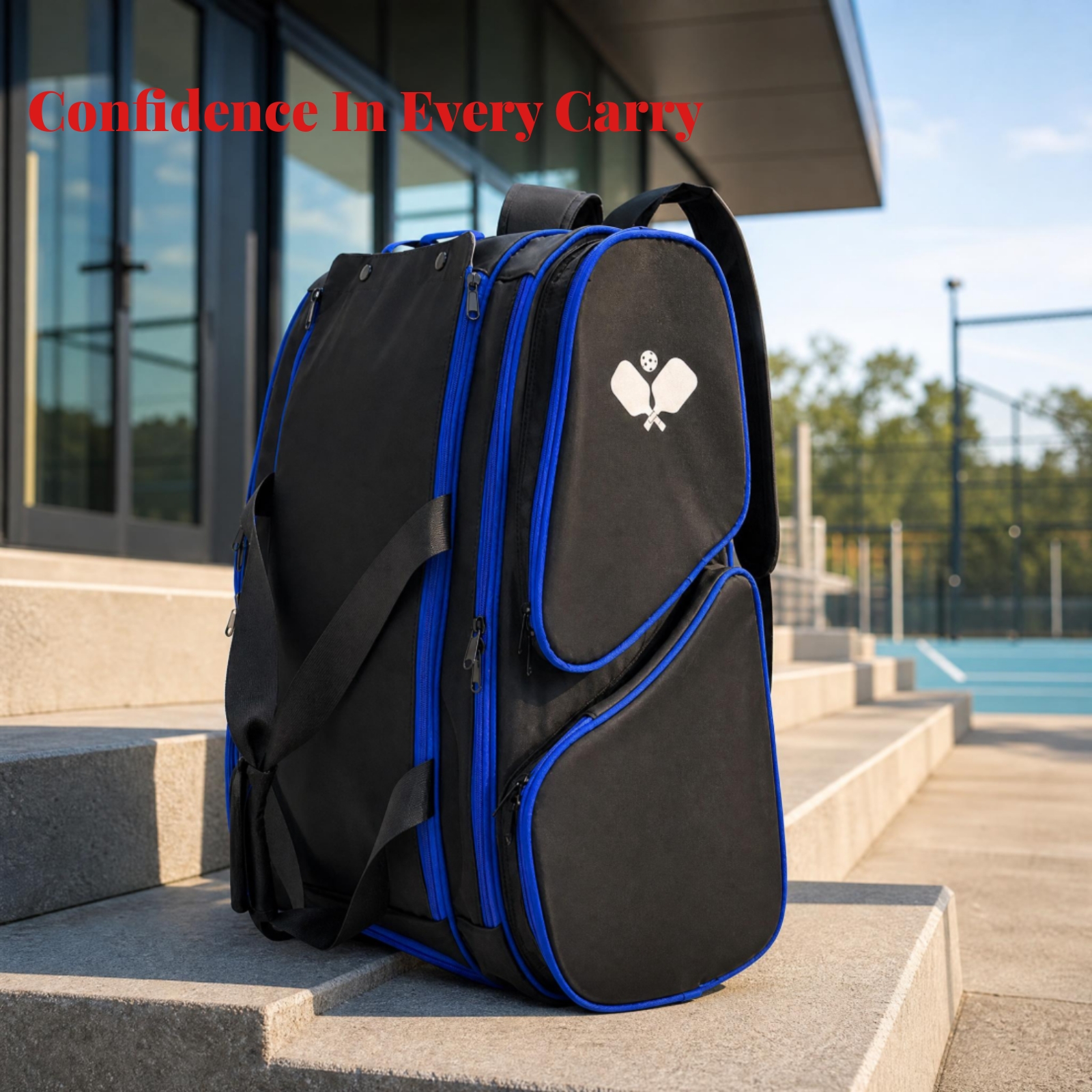 Racket Travel Bag Zippered Pic - Backpack Racket Bag avis et prix